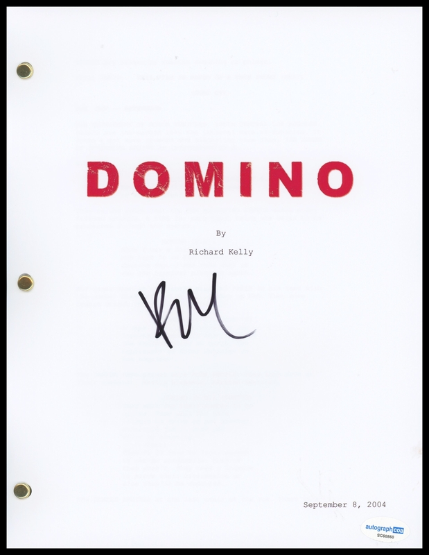 Item # 182829 - Edgar Ramirez "Domino" AUTOGRAPH Signed 'Choco' Complete Script Screenplay