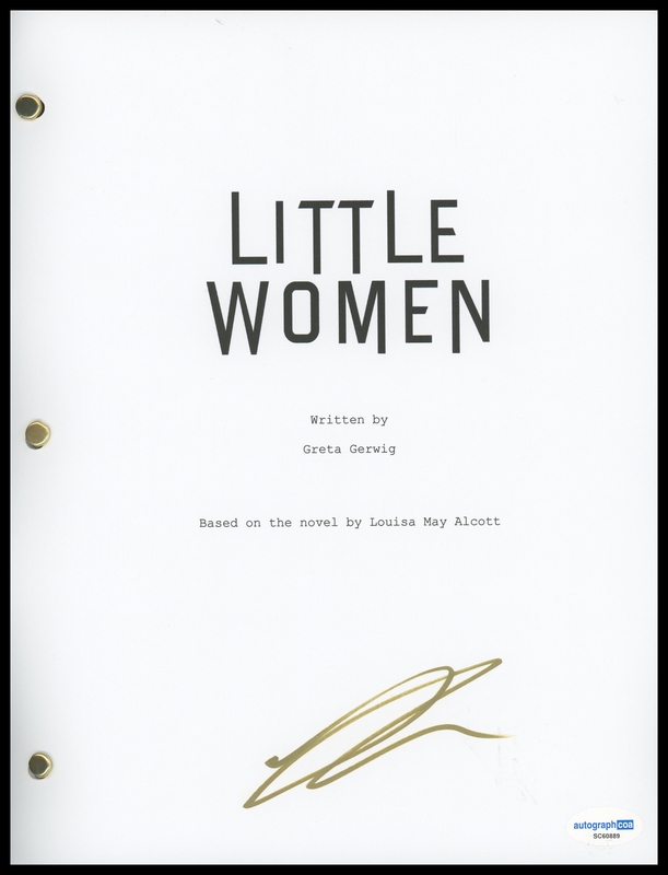 Item # 182857 - Saoirse Ronan "Little Women" AUTOGRAPH Signed Complete Script Screenplay