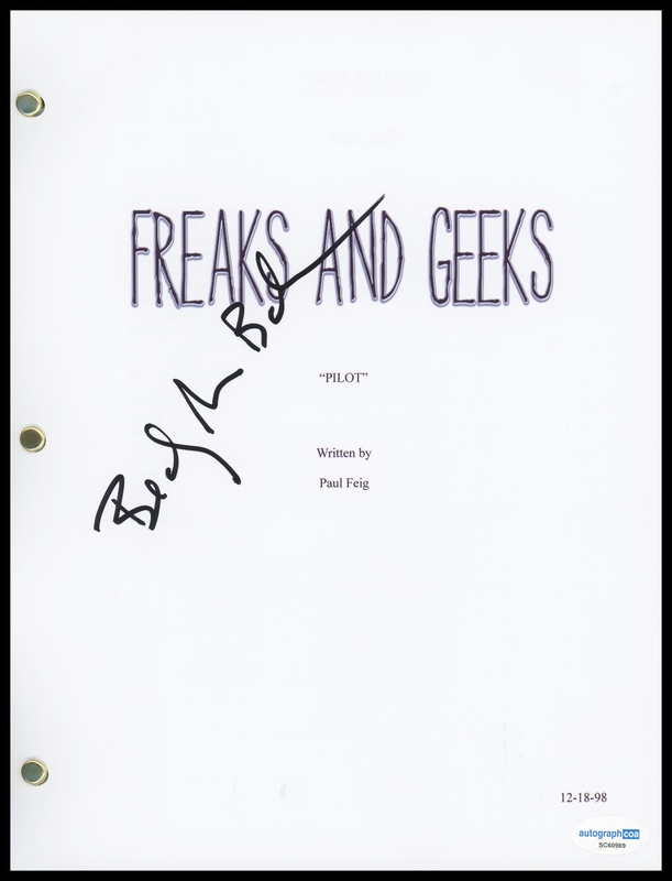 Item # 182937 - Becky Ann Baker "Freaks and Geeks" AUTOGRAPH Signed Pilot Episode Script