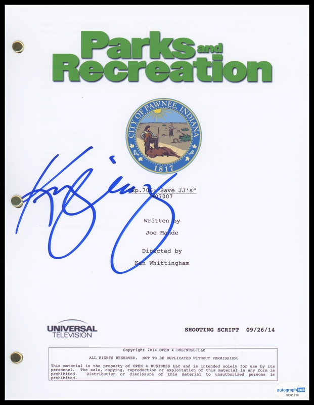 Item # 182985 - Keegan-Michael Key "Parks and Recreation" AUTOGRAPH Signed 'Save JJ's' Script