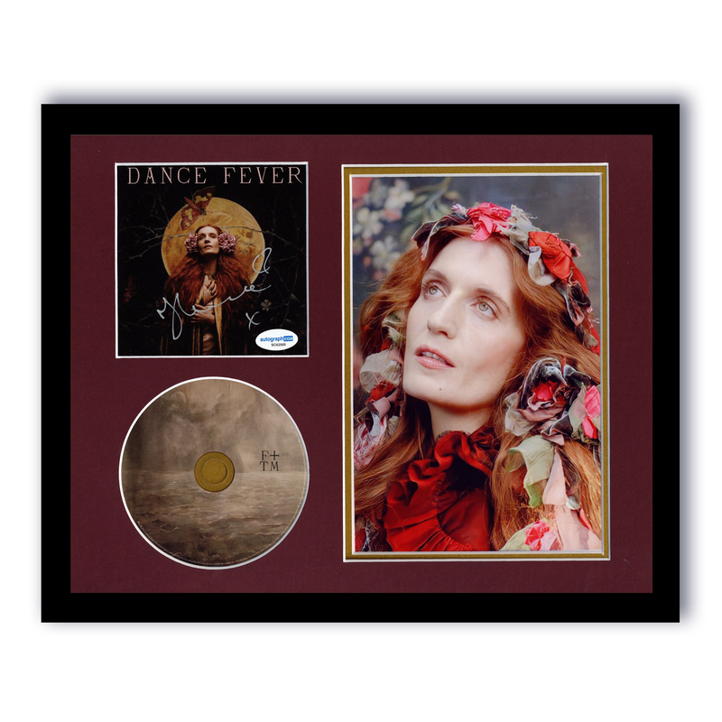 Item # 180434 - Florence Welch "Florence + The Machine" AUTOGRAPH Signed Framed 11x14 CD Display