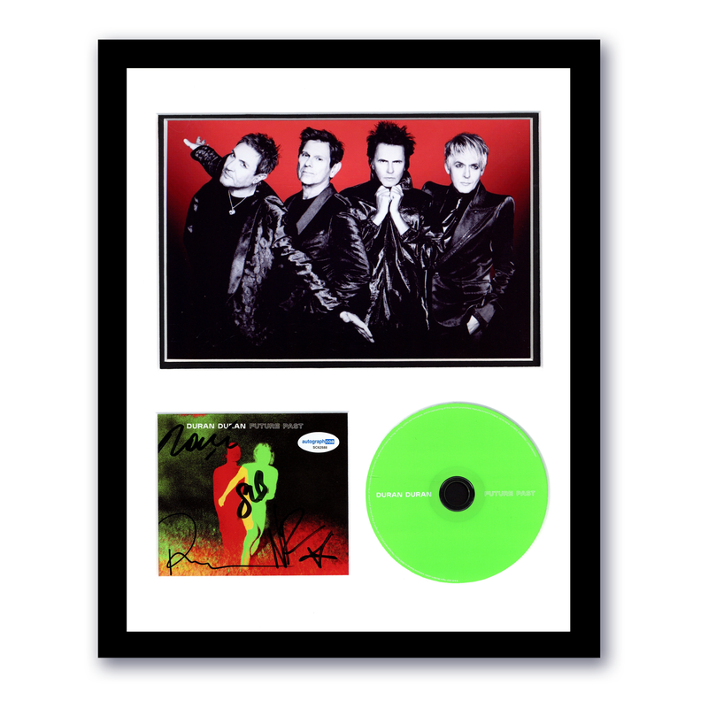 Item # 180437 - Duran Duran "Future Past" AUTOGRAPH Signed Custom Framed 11x14 CD Display