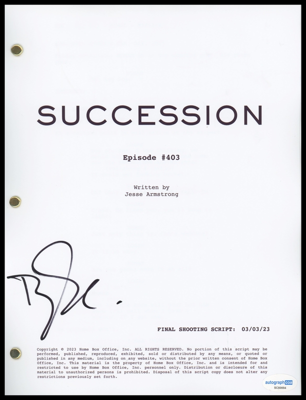 Item # 183006 - Dagmara Dominczyk "Succession" AUTOGRAPH Signed 'Connor's Wedding' Script