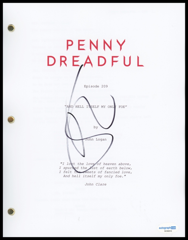 Item # 183012 - Billie Piper "Penny Dreadful" SIGNED 'And Hell Itself My Only Foe' Script