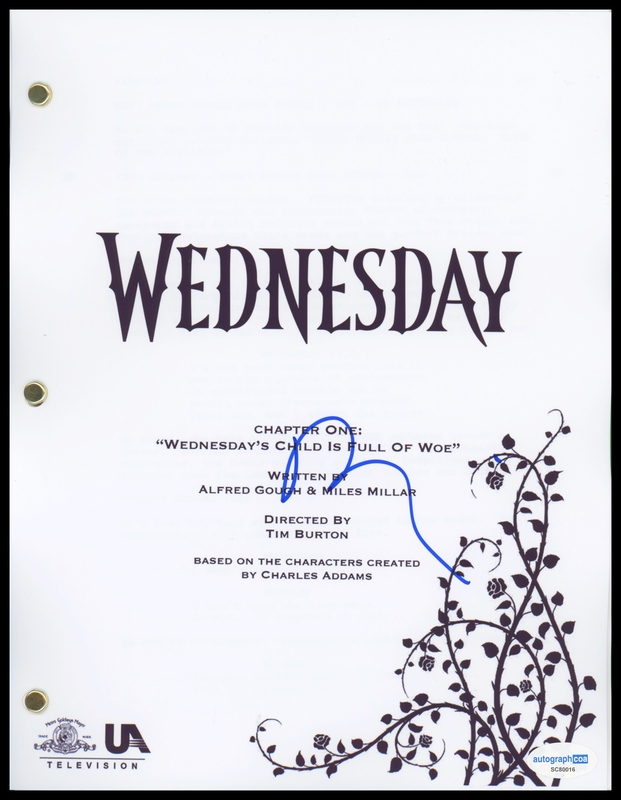 Item # 183018 - Fred Armisen "Wednesday" AUTOGRAPH Signed Complete Pilot Episode Script