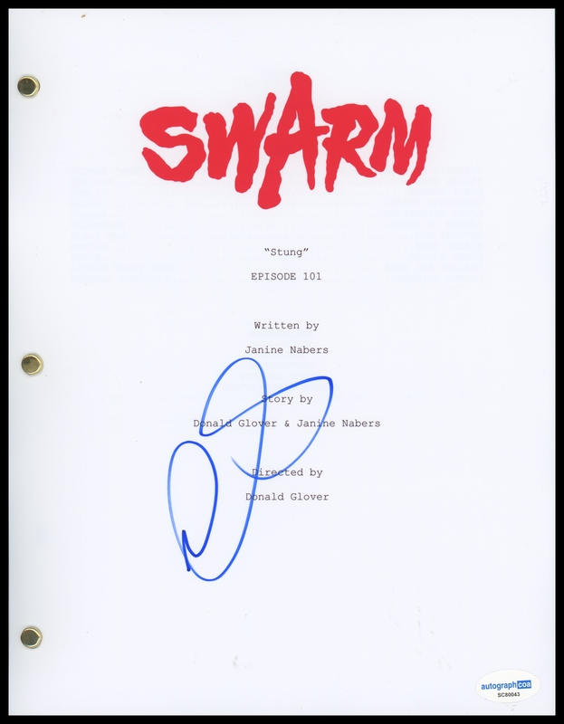 Item # 183045 - Dominique Fishback "Swarm" AUTOGRAPH Signed 'Stung' Pilot Episode Script