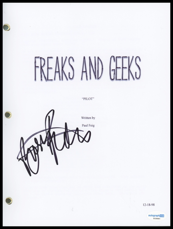 Item # 183082 - Busy Philipps "Freaks and Geeks" AUTOGRAPH Signed Full Pilot Episode Script