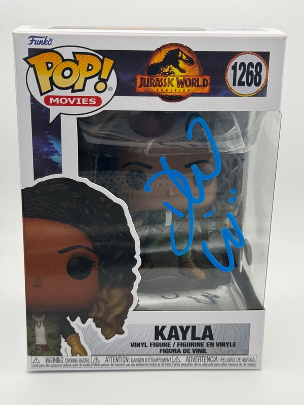 Item # 183356 - DeWanda Wise "Jurassic World: Dominion" SIGNED Kayla 1268 Funko Pop Figure