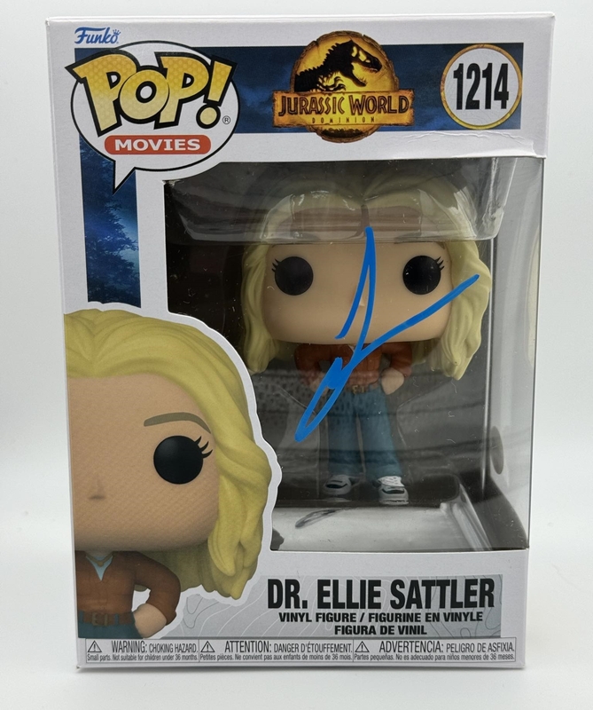 Item # 183453 - Laura Dern "Jurassic World" SIGNED 'Dr. Ellie Sattler' 1214 Funko Pop