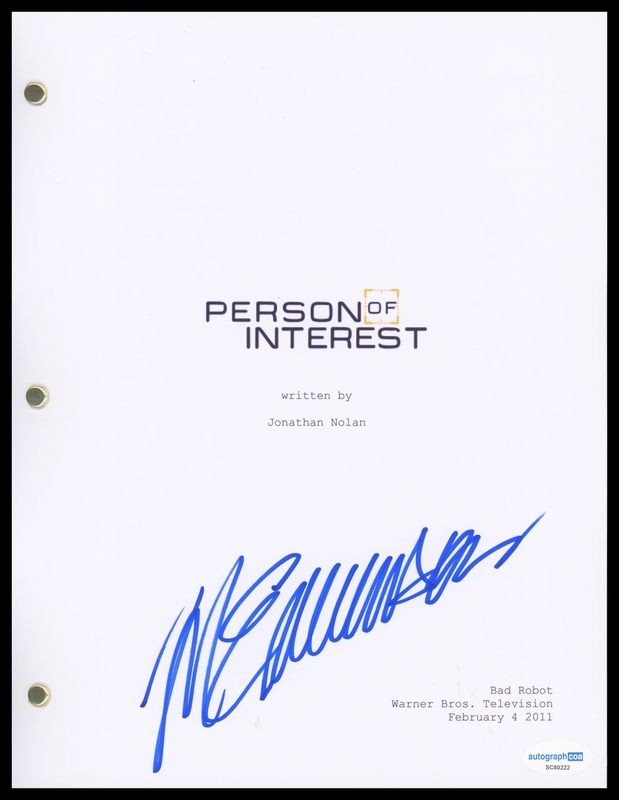 Item # 186632 - Michael Emerson "Person of Interest" AUTOGRAPH Signed Pilot Episode Script