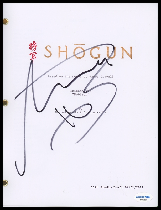 Item # 186634 - Anna Sawai "Shogun" AUTOGRAPH Signed 'Toda Mariko' Pilot Episode Script
