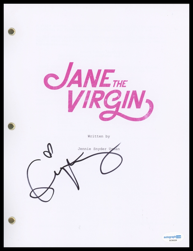 Item # 186638 - Gina Rodriguez "Jane the Virgin" AUTOGRAPH Signed Full Pilot Episode Script