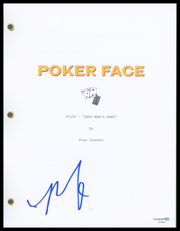Item # 186674 - Natasha Lyonne "Poker Face" AUTOGRAPH Signed Full Pilot Episode Script B
