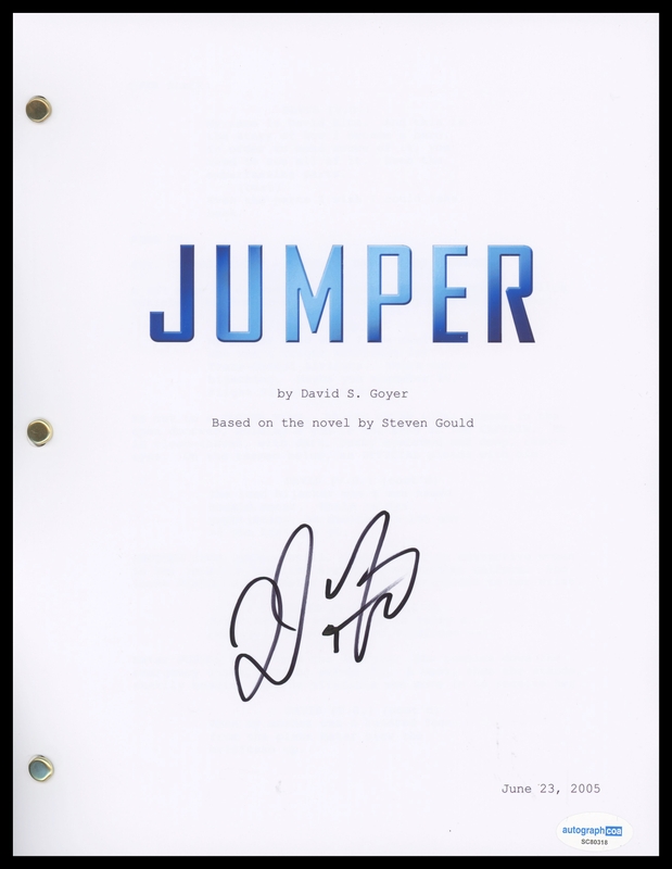 Item # 186728 - Doug Liman "Jumper" Director AUTOGRAPH Signed Complete Script Screenplay