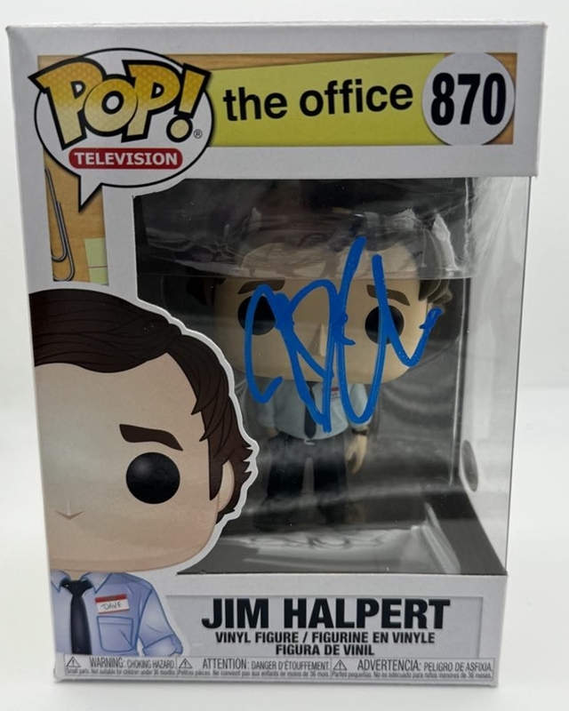 Item # 186795 - John Krasinski "The Office" AUTOGRAPH Signed 'Jim Halpert' 870 Funko Pop