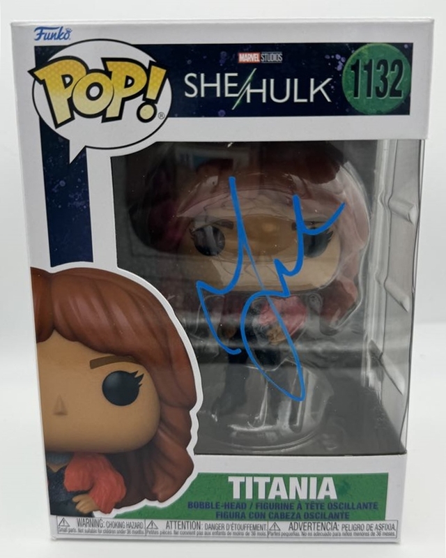 Item # 186836 - Jameela Jamil "She-Hulk" AUTOGRAPH Signed 'Titania' 1132 Funko Pop Figure