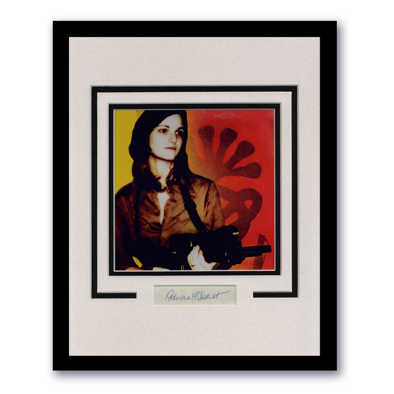 Item # 189589 - Patty Hearst AUTOGRAPH Signed SLA Revolutionary Framed 11x14 Custom Display