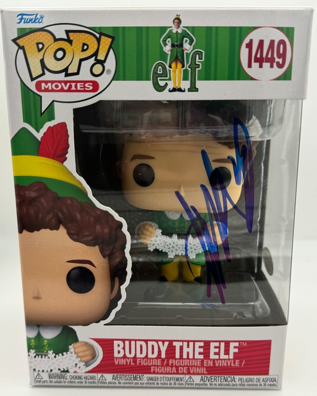 Item # 188272 - Will Ferrell "Elf" AUTOGRAPH Signed 'Buddy the Elf' 1449 Funko Pop Figure