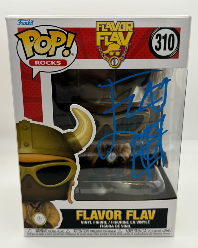 Item # 188323 - Flavor Flav "Public Enemy" AUTOGRAPH Signed 310 Funko Pop Vinyl Figure D