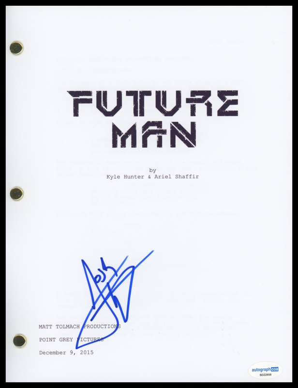 Item # 189642 - Josh Hutcherson "Future Man" AUTOGRAPH Signed Complete Pilot Episode Script