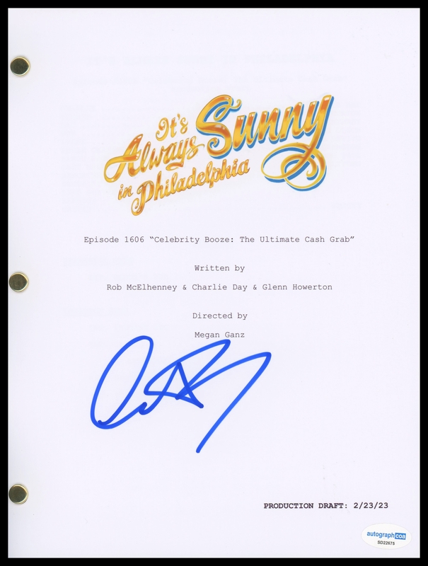 Item # 189659 - Charlie Day "It's Always Sunny in Philadelphia" AUTOGRAPH Signed Script C