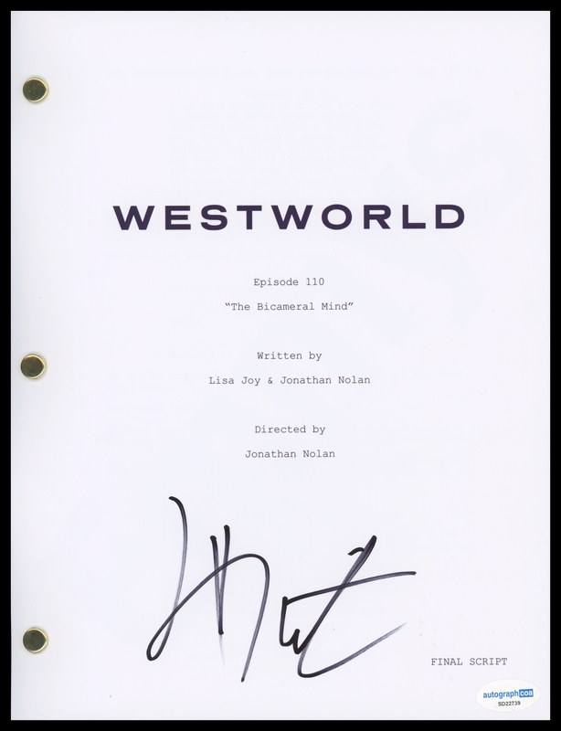 Item # 189723 - Jeffrey Wright "Westworld" AUTOGRAPH Signed 'The Bicameral Mind' Script