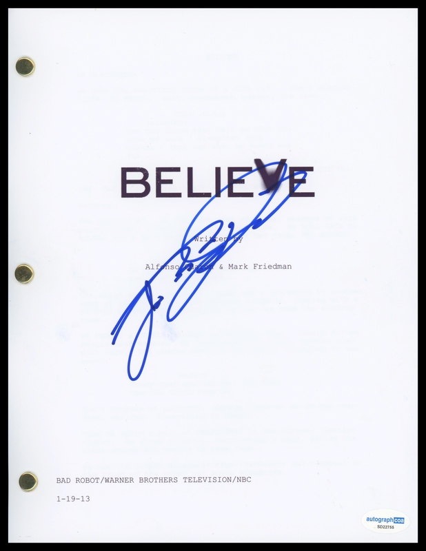 Item # 189739 - Jake McLaughlin "Believe" AUTOGRAPH Signed Complete Pilot Episode Script
