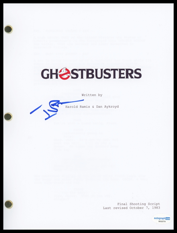 Item # 189611 - Ivan Reitman "Ghostbusters" Director AUTOGRAPH Signed Script Screenplay