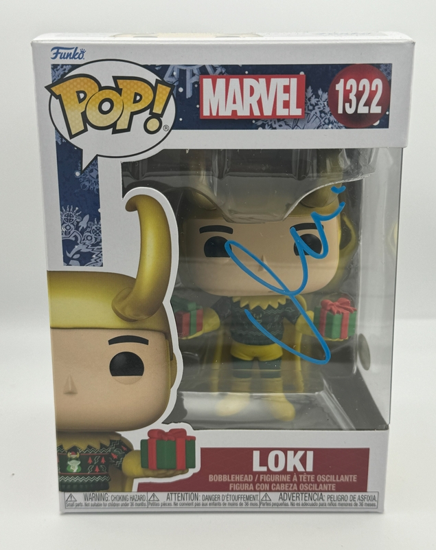 Item # 189835 - Matt Damon AUTOGRAPH Signed Marvel 'Loki' 1322 Funko Pop Vinyl Figure