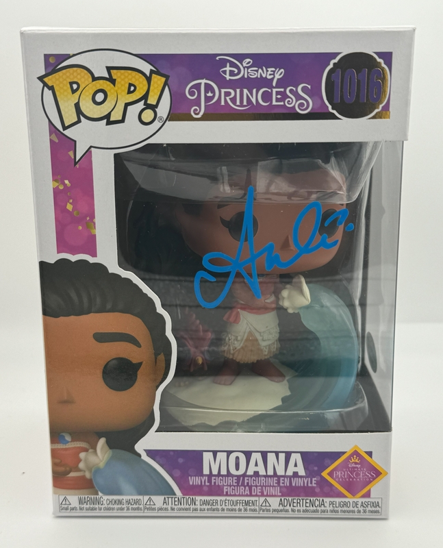 Item # 189836 - Auli'i Cravalho "Moana" AUTOGRAPH Signed 'Disney Princess' 1016 Funko Pop