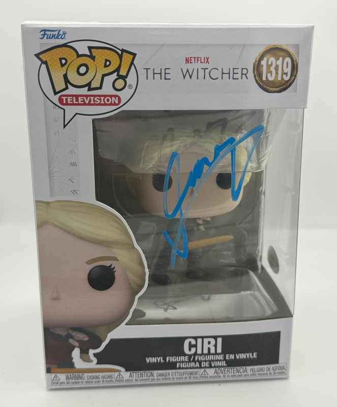 Item # 189878 - Freya Allan "The Witcher" AUTOGRAPH Signed 'Ciri' 1319 Funko Pop Figure