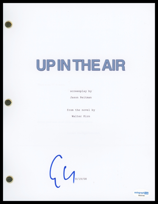 Item # 193200 - George Clooney "Up in the Air" AUTOGRAPH Signed Complete Script Screenplay