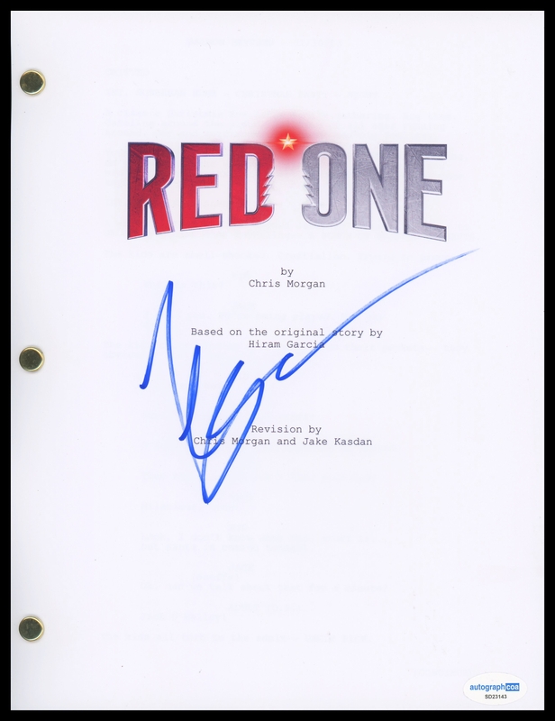 Item # 193528 - Kiernan Shipka "Red One" AUTOGRAPH Signed 'Gryla' Full Script Screenplay