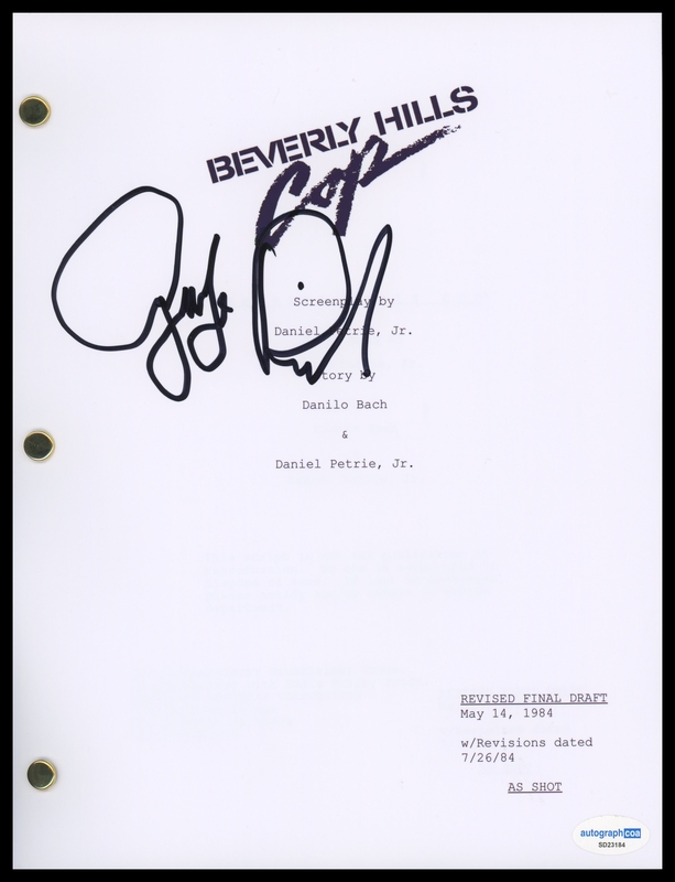 Item # 197662 - Judge Reinhold "Beverly Hills Cop" AUTOGRAPH Signed Full Script Screenplay