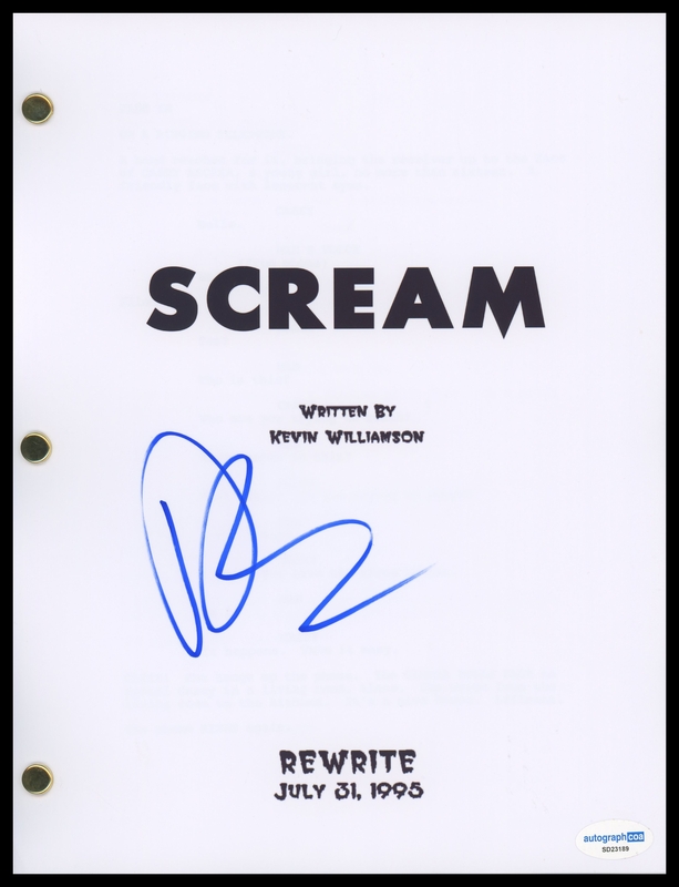 Item # 197667 - Drew Barrymore "Scream" AUTOGRAPH Signed Full Complete Script Screenplay