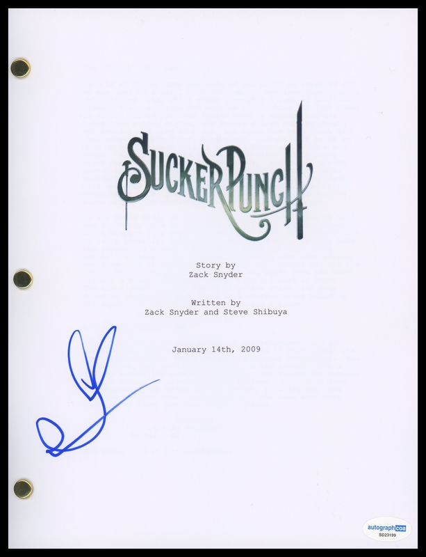 Item # 197677 - Jamie Chung "Sucker Punch" AUTOGRAPH Signed 'Amber' Full Script Screenplay