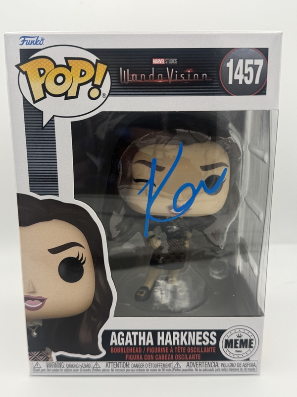Item # 197954 - Kathryn Hahn "WandaVision" AUTOGRAPH Signed Agatha Harkness Meme Funko Pop
