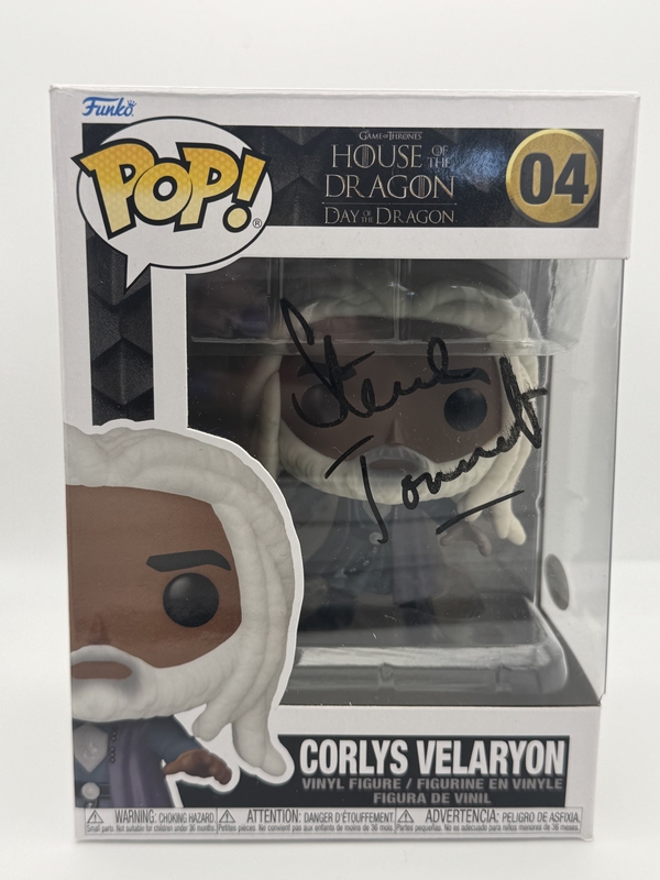 Item # 198081 - Steve Toussaint "House of the Dragon" SIGNED 'Corlys Velaryon' 04 Funko Pop