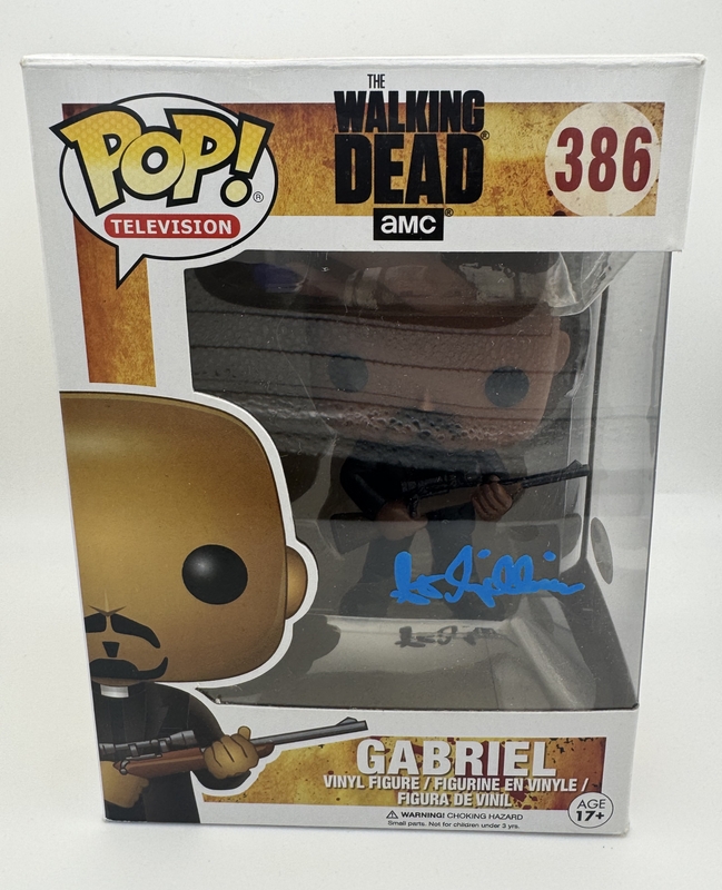 Item # 200807 - Seth Gilliam "The Walking Dead" AUTOGRAPH Signed 'Gabriel' 386 Funko Pop B