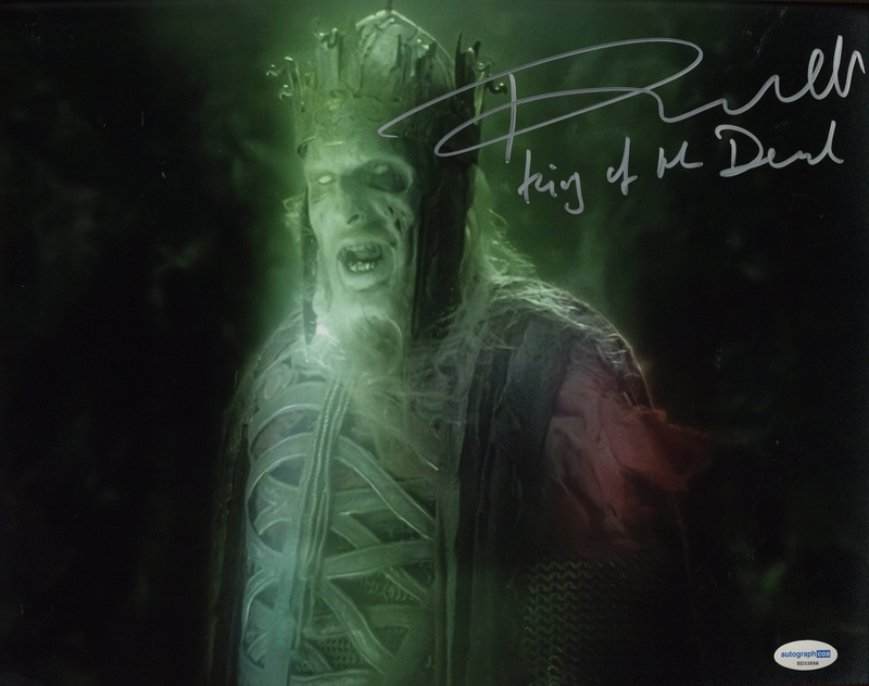 Item # 189981 - Paul Norell "The Lord of the Rings" SIGNED 'King of the Dead' 11x14 Photo