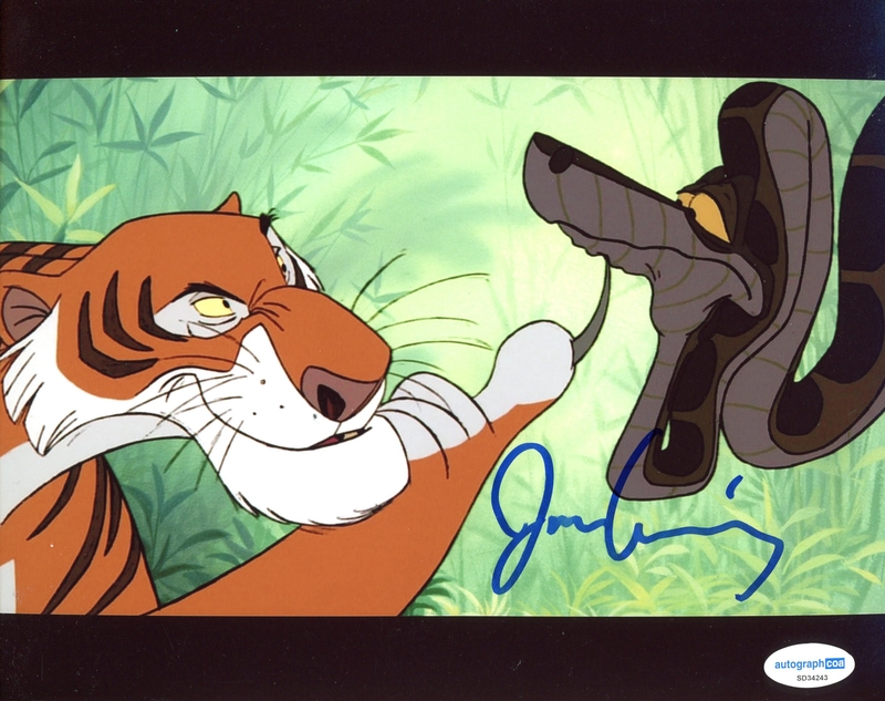 Item # 190309 - Jim Cummings "The Jungle Book 2" AUTOGRAPH Signed 'Kaa' 8x10 Photo B