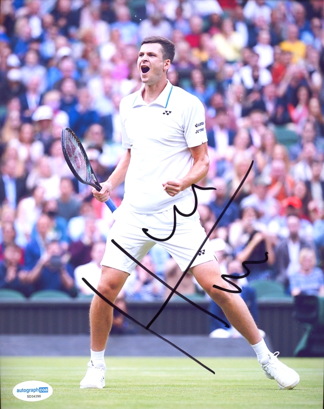 Hubert Hurkacz AUTOGRAPH Signed Wimbledon Polish Tennis Player
