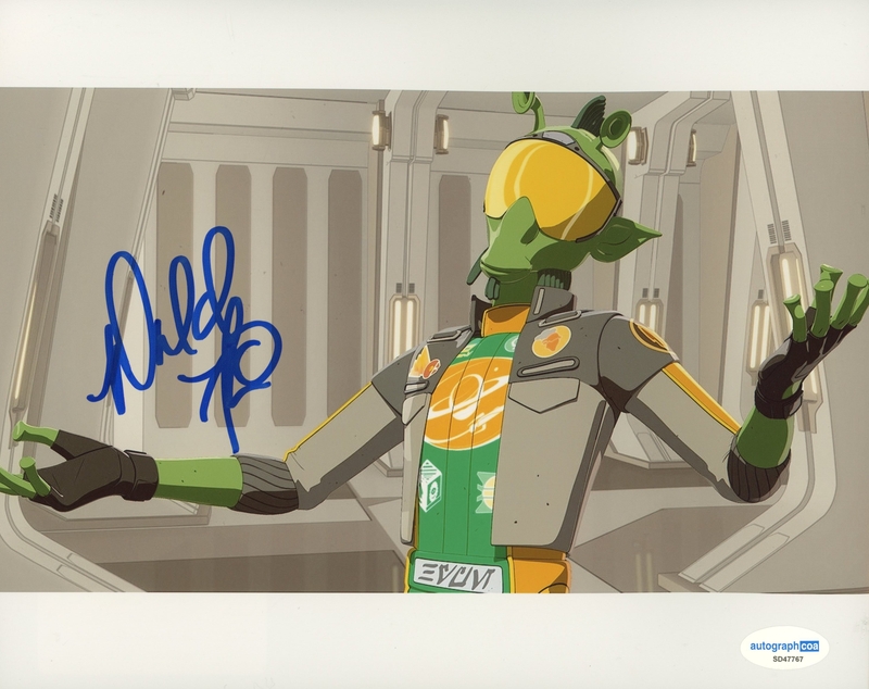 Item # 192387 - Donald Faison "Star Wars: Resistance" SIGNED 'Hype Fazon' 8x10 Photo