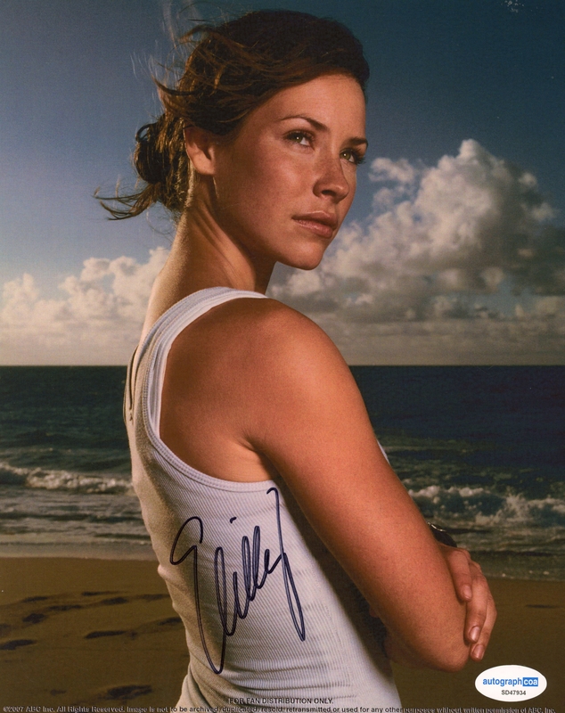 Item # 192225 - Evangeline Lilly "Lost" AUTOGRAPH Signed 'Kate Austen' 8x10 Photo B