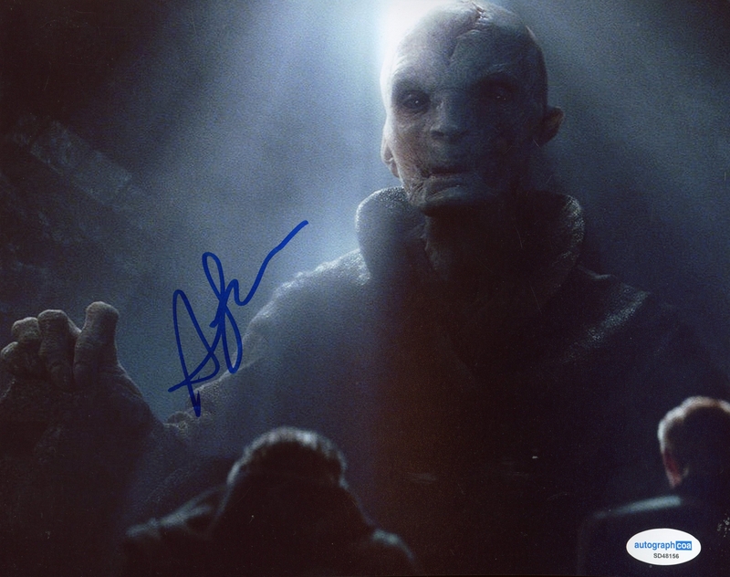 Item # 191993 - Andy Serkis "Star Wars: The Force Awakens" AUTOGRAPH Signed 'Snoke' 8x10 Photo