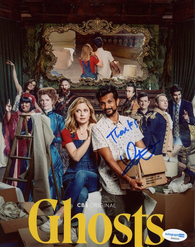 Item # 195527 - Utkarsh Ambudkar "Ghosts" AUTOGRAPH Signed 'Jay' 8x10 Photo