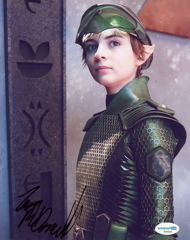 Item # 195238 - Lara McDonnell "Artemis Fowl" AUTOGRAPH Signed 'Holly Short' 8x10 Photo