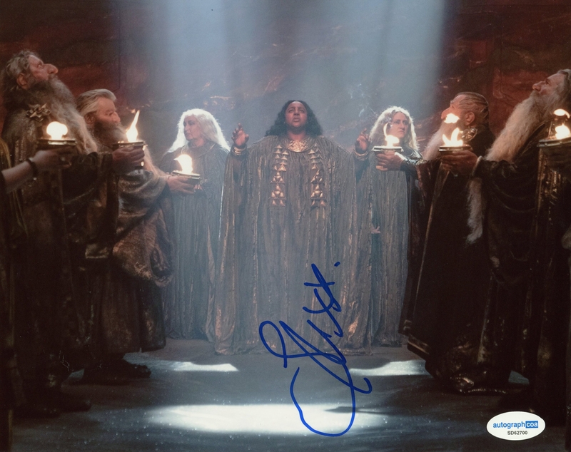 Item # 195155 - Sophia Nomvete "Lord of the Rings: Rings of Power" SIGNED Disa 8x10 Photo C