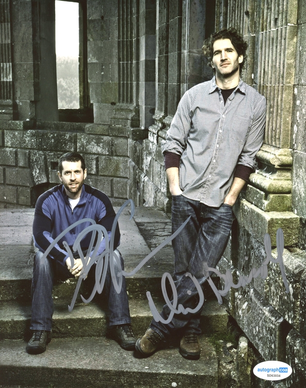 Item # 194828 - David Benioff & D.B. Weiss "Game of Thrones" AUTOGRAPH Signed 8x10 Photo B