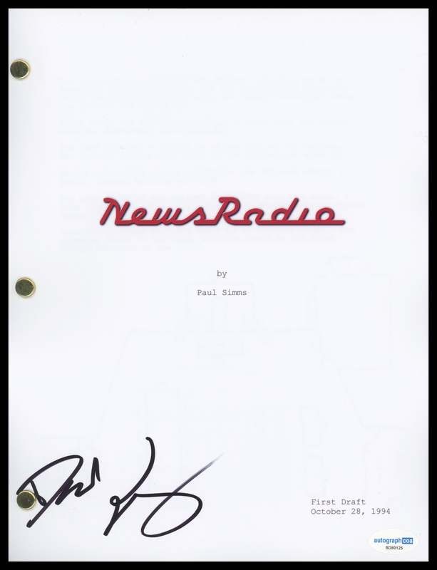 Item # 198938 - Dave Foley "NewsRadio" AUTOGRAPH Signed 'Dave Nelson' Pilot Episode Script